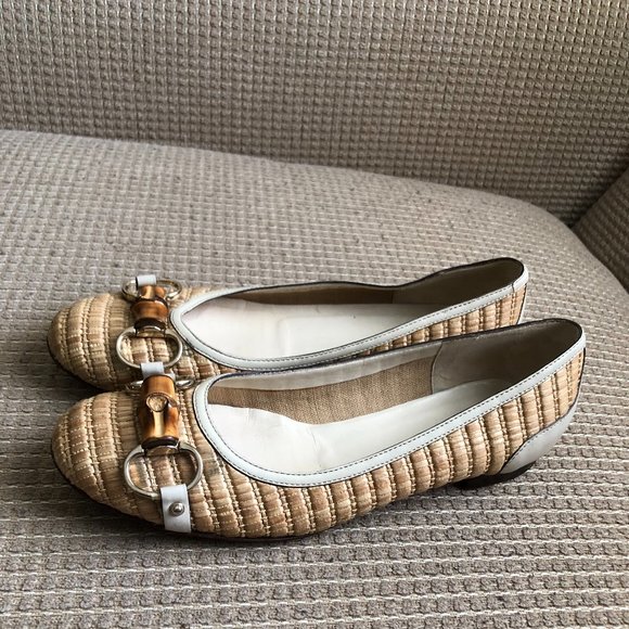 Gucci Women's Bamboo Horse-bit Ballet Flats - Picture 2 of 13